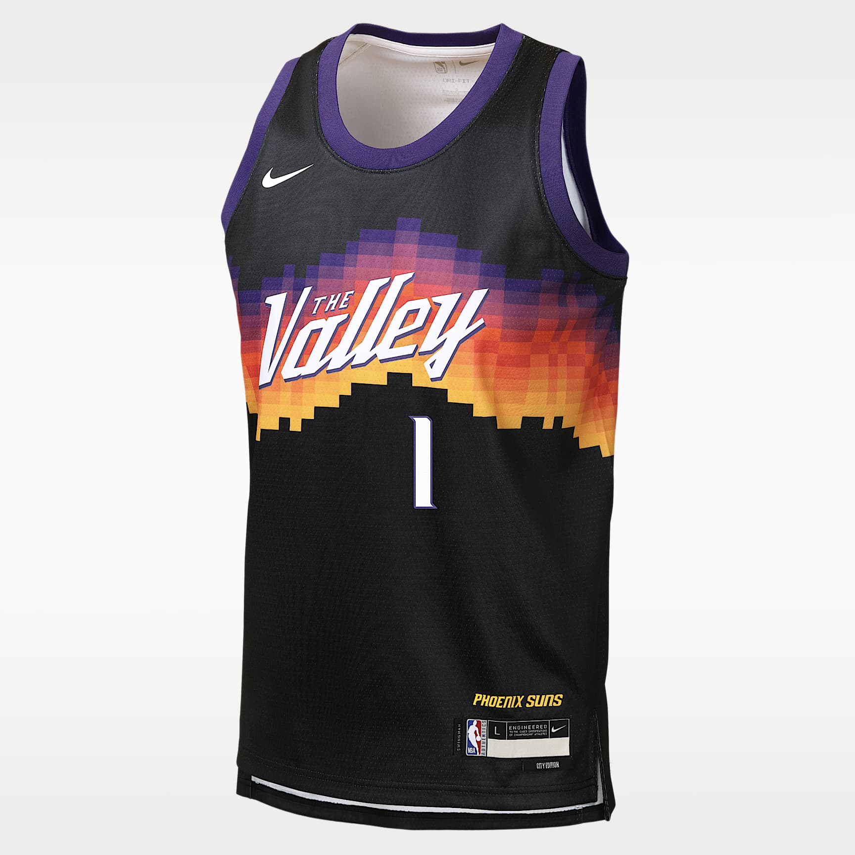 Devin Booker Phoenix Suns City Edition Big Kids' Nike NBA Swingman